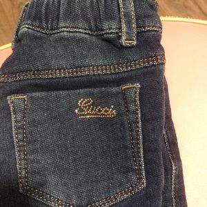 100 authentic Gucci jeans and zip up sweater